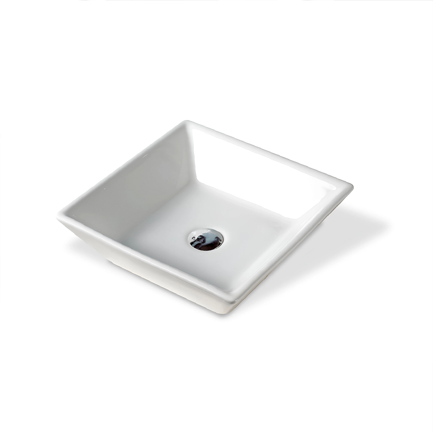 Bowl Cuadrado Blanco 42x42x12