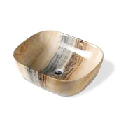 Bowl Rectangular Marmoleado 46x32x13.5