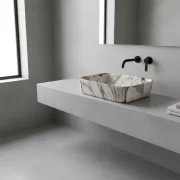 Bowl Rectangular Marmoleado 50x40x13.5