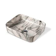 Bowl Rectangular Marmoleado 50x40x13.5