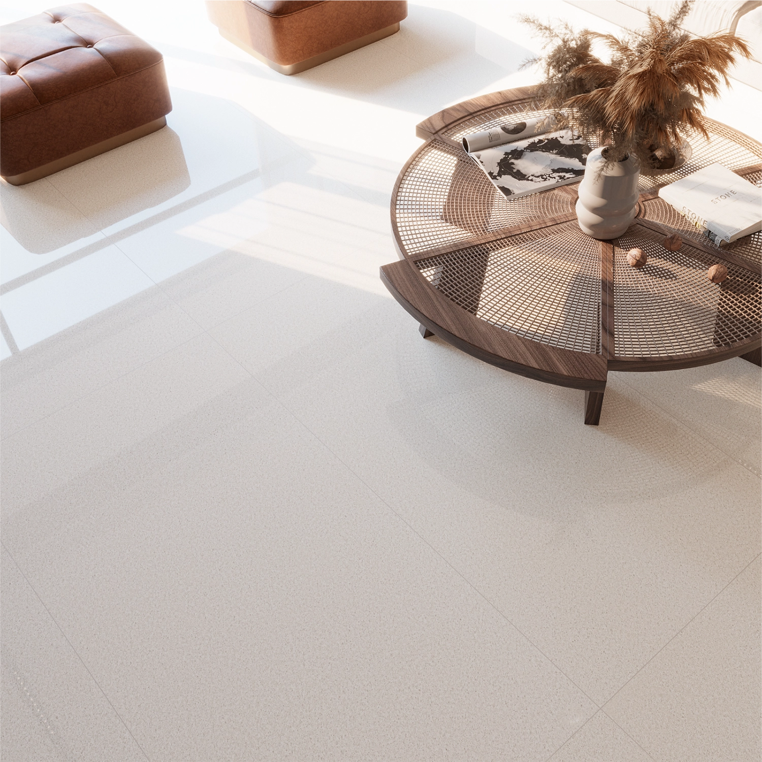 Porcelanato Fratelli Thassos White Nebula 75×150