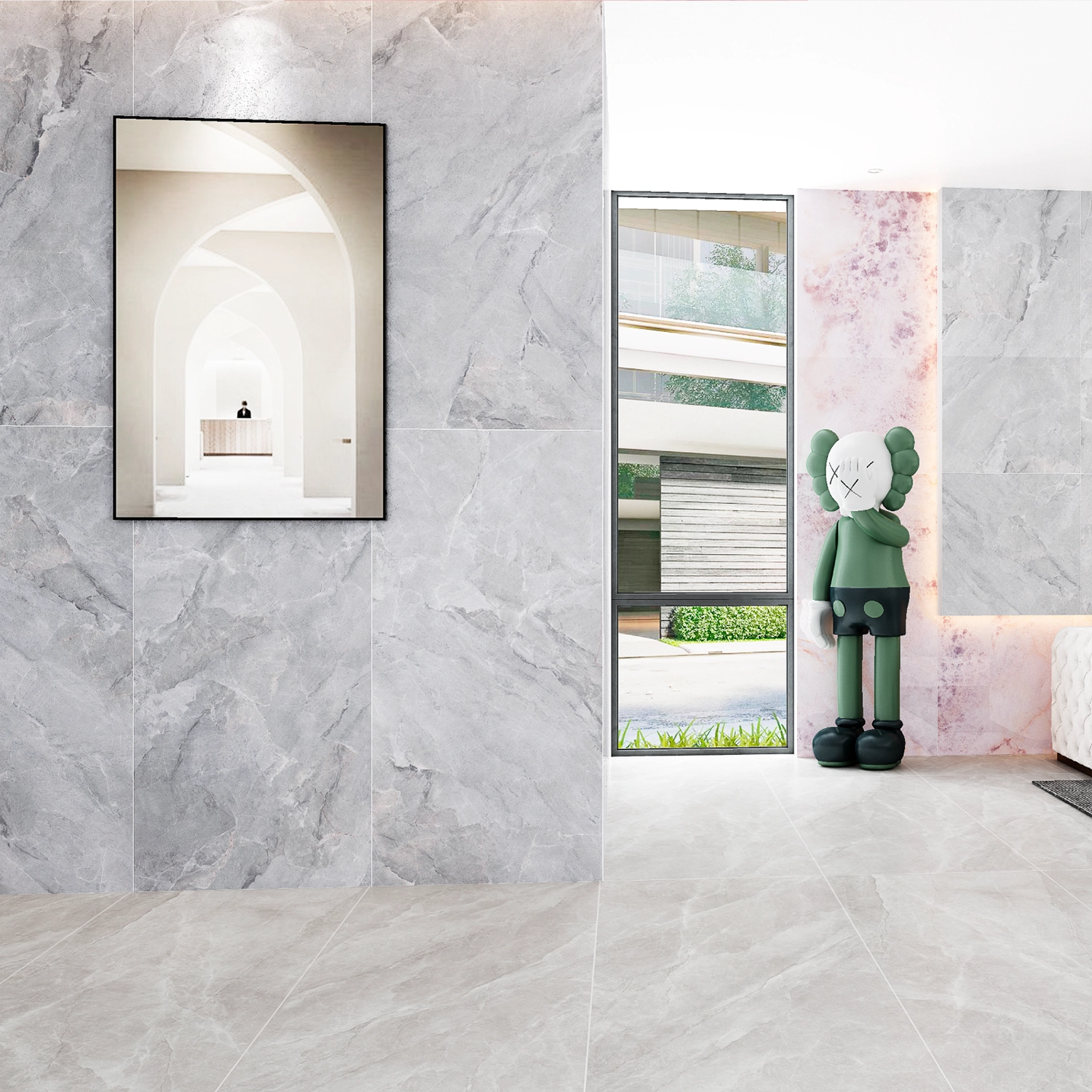 Porcelanato Fratelli Tros Grey Eclipse Nebula 75×150