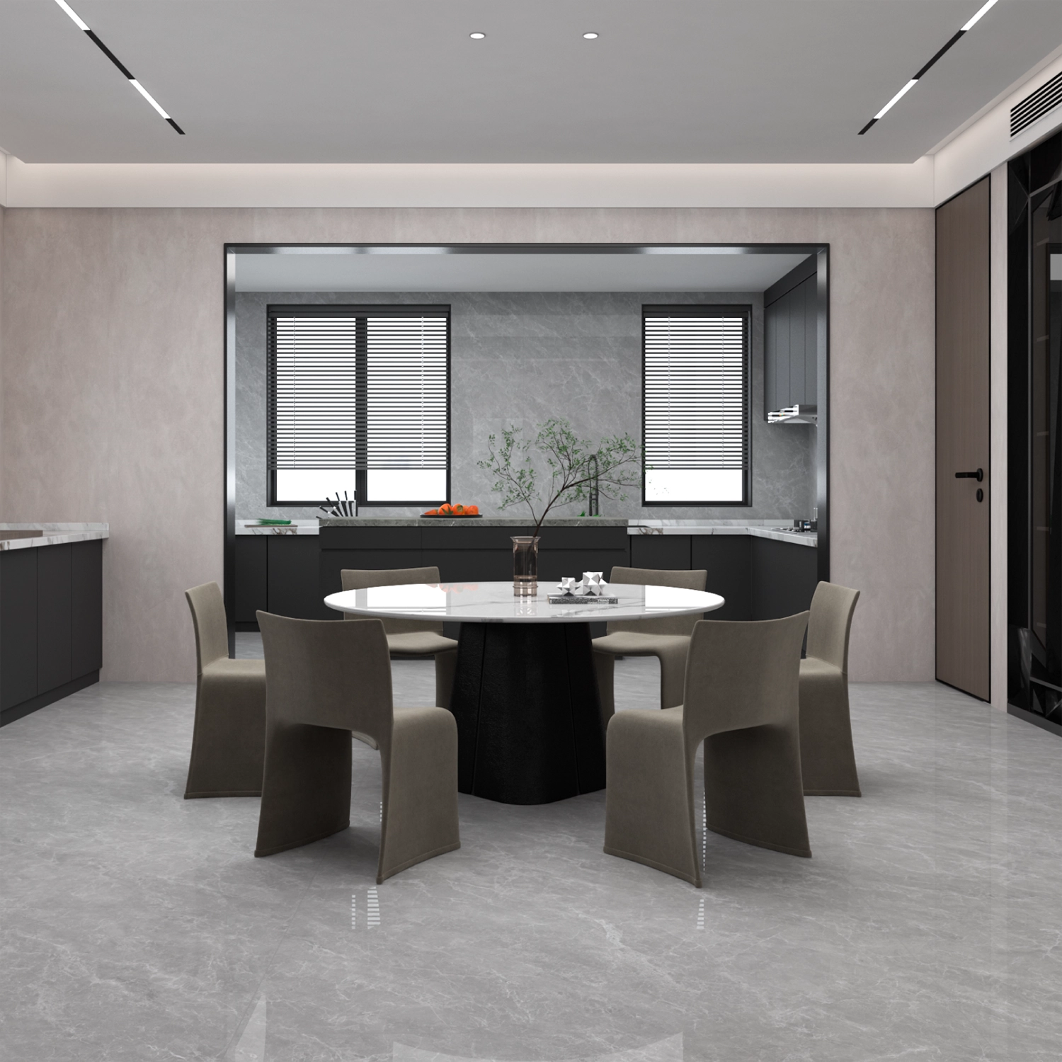 Porcelanato Fratelli Tros Grey Polished 75×150
