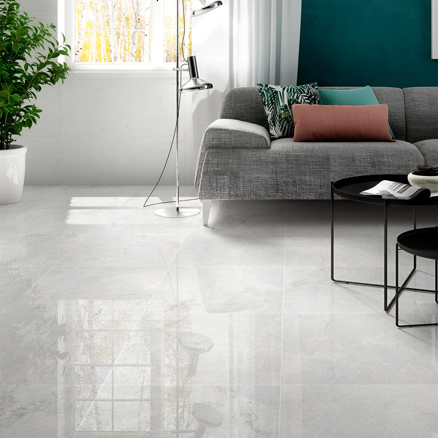 Porcelanato Polished Cloudy Stone 120×120